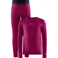 Craft Baselayerset Kids Core Warm Baselayer Set Jr Roxo-Coral-Maat 158
