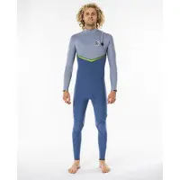 Rip Curl E Bomb 5/3 Zip Free - Blue Grey