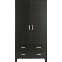 Woood Kledingkast Dian veel opbergruimte, hoogte 180 cm x breedte 94 cm