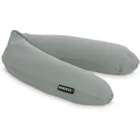 Snoozzz Voedingskussen Premium Kwaliteit - 185 cm – Microparel Vulling – Wasbare Hoes - Stone