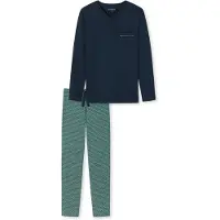 Schiesser Pyjama Long dark blue 178110 56/XXL