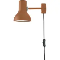 Anglepoise Type 75 Mini Wandlamp Sienna | With plug and cable and switch on cable