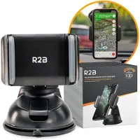 R2B Telefoonhouder Auto met Zuignap - Compact - Raam en Dashboard