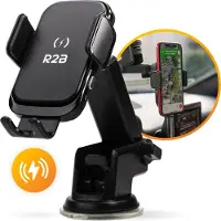R2B Telefoonhouder Auto - Draadloze Oplader - Raam, Dashboard, Ventilatierooster