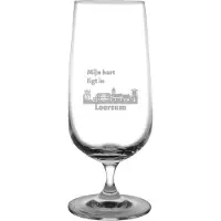 Fusion Gegraveerde bierglas op voet 41cl Leersum