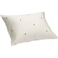 Yumeko Kussensloop Katoensatijn 60x70 Wit - Eco, Bio & Fairtrade
