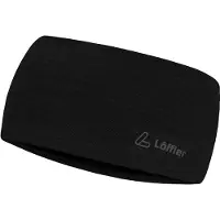 Loeffler - Merino Wool Headband Wide - Hoofdband One Size, zwart