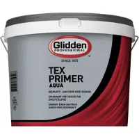 Glidden Tex Aqua Primer | Muurverfprimer Binnen 10 LTR - Lichte kleur|2
