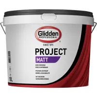 Glidden Project Matt | Matte Muurverf 10 LTR - Lichte kleur|2