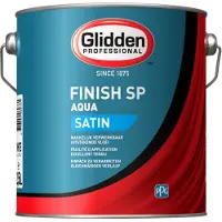 Glidden Aqua Finish Satin SP | Zijdeglans Lakverf Binnen & Buiten 2,5 LTR - Wit