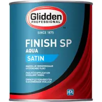 Glidden Aqua Finish Satin SP | Zijdeglans Lakverf Binnen & Buiten 1 LTR - Kleur|1|2