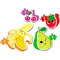 Clementoni Mijn Eerste Puzzels, 3 stuks, Eten en drinken, 2 jaar/jaar