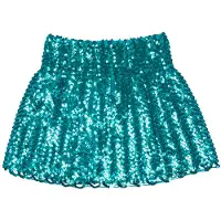 Boland Minirokje Sequins Turquoise