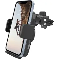 Accezz Telefoonhouder auto - Draadloze oplader - Ventilatierooster - Zwart