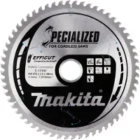 Makita Afkortzaagblad voor WPC | Efficut | Ø 216mm Asgat 30mm 60T - E-12192