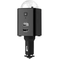 Technaxx Sigarettenaansteker Disco Mobiele Autolader TX 159, Auto-adapter, Zwart