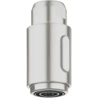 GROHE Uittrekbare Mousseur Supersteel Rvs Look 46757DC0