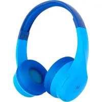 Motorola MOTO JR300, met kabel en draadloos, geschikt voor gesprekken/muziek, headset met microfoon, lichtblauw