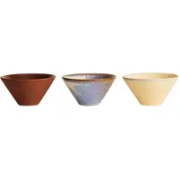 OYOY Yuka serveerschaal Ø11 cm 3-pack Multi