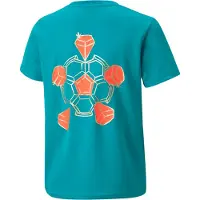 Puma Neymar Diamond Short Sleeve T-shirt Blauw 5-6 Years Jongen