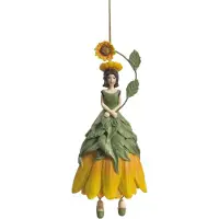 Botanic-Haus Flower Fairy | Bloemen Meisje Hanger "Zonnebloem" - geel