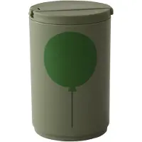 Design Letters thermosmok met rietje 33 cl Forest green