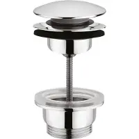 Plieger Roma 2 in 1 design afvoerplug chroom