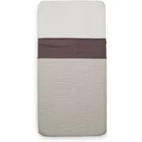 Jollein Laken Jollein Wrinkled Cotton Chestnut-75 x 100 cm (Wieglaken)