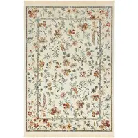 Nouristan Vloerkleed Oriental Flowers - Crème 95 x 140 cm
