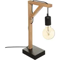 Atmosphera Tafellamp Wild - Zwart - H 46 cm - Lamp niet inbegrepen