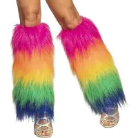 Boland Rainbow Pluche Beenwarmers