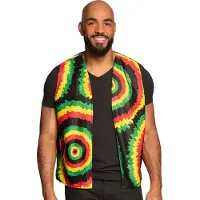 Boland mouwloos vest Rasta heren polyester