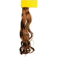 Boland - Hoofdband Wesley met haar geel Bruin - Golvend - Lang - Mannen - Aso - 80's & 90's - Disco