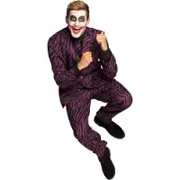 Boland Schurk kostuum | The joker (paars zwart, 50/52)