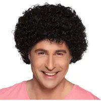 Boland Clownspruik zwart (zwart)