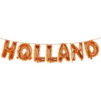 Boland - Folieballonslinger 'H O L L A N D' - Multi - Folieballon
