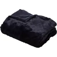 Atmosphera Plaid faux bont Blauw - 125 x 150 cm - Extra zacht