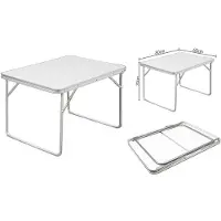 Casaria Campingtafel Aluminium 80x60x68cm Inklapbaar