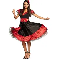 Boland verkleedpak Flamenco dames zwart