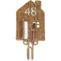 Rivièra Maison Rustic Rattan Happy Home Hook set van 3
