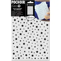 Aladine sjabloon 20x30 cm sterren - creatieve hobby stencil.