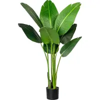 Kopu kunstplant strelitzia nicolai 120 cm paradijsvogelplant 8 blad