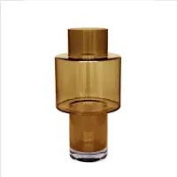 Vase the World Juba Vaas Ø 20 cm - Cognac
