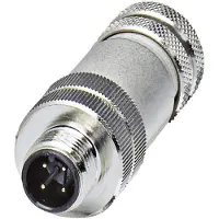 Phoenix Contact 1501540 Sensor/actuator connector, niet geassembleerd M12 Aantal polen (sensoren): 4 Stekker, recht 1 stuk(s)