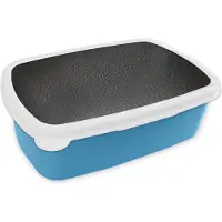 MuchoWow Broodtrommel Blauw - Lunchbox - Brooddoos - Leer - Lederlook - Groen - Blauw - 18x12x6 cm - Kinderen - Jongen