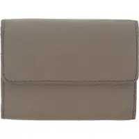 Valenta Broekriem Portemonnee Leer - Pasjeshouder voor aan riem of handtas - klittenbandlus - muntvak - 3 tot 6 pasjes - RFID- Taupe - Limited Edition