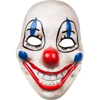 Boland - Masker Scary clown met beweegbare kaak - Volwassenen - Clown - Halloween en Horror- Clowns en Circus