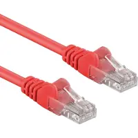 ACT IB2515 CAT6A U/UTP Patchkabel | Snagless | RJ45 Connectoren | Rood | 15 meter