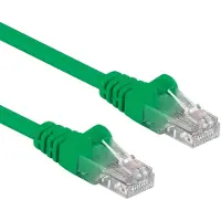 ACT Groene 10 meter U/UTP CAT6A patchkabel snagless met RJ45 connectoren