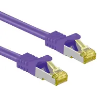 Goobay S/FTP CAT7 10 Gigabit netwerkkabel / paars - LSZH - 30 meter